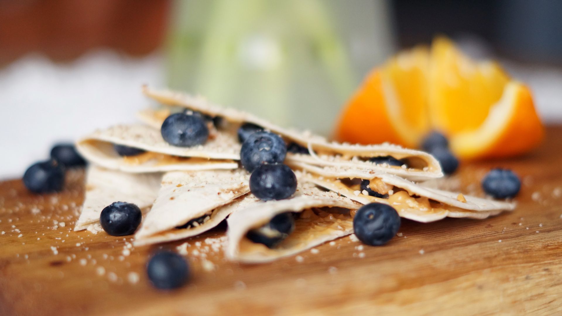 Peanut butter quesadillas