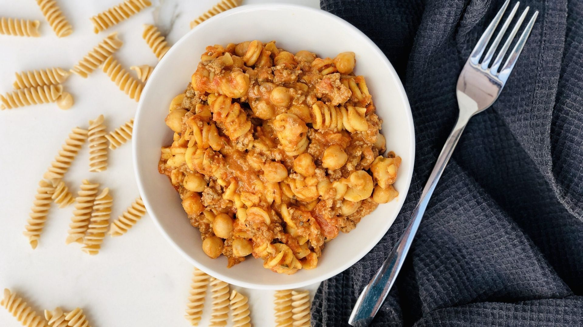 Beef & cream pasta