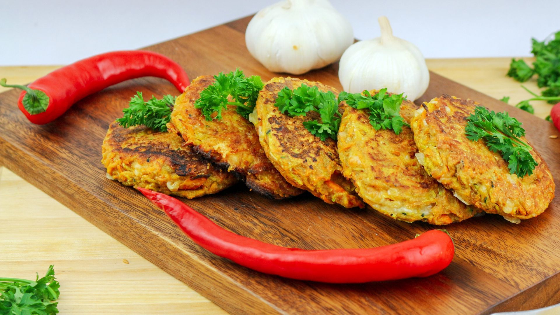Sweet potato & courgette fritters
