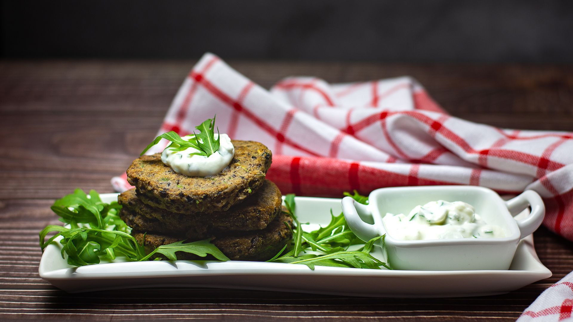 Black bean fritters